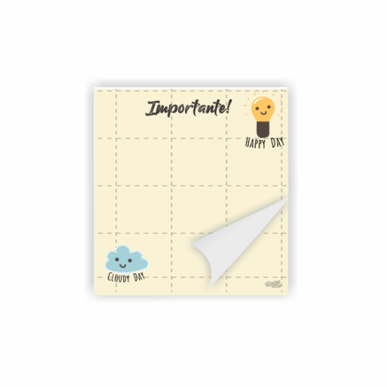 Bloquinho Happy Day - 11x12 cm - 10 Unidades