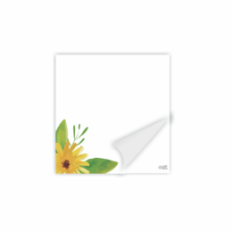 Bloquinho Floral - 11x12 cm - 10 Unidades