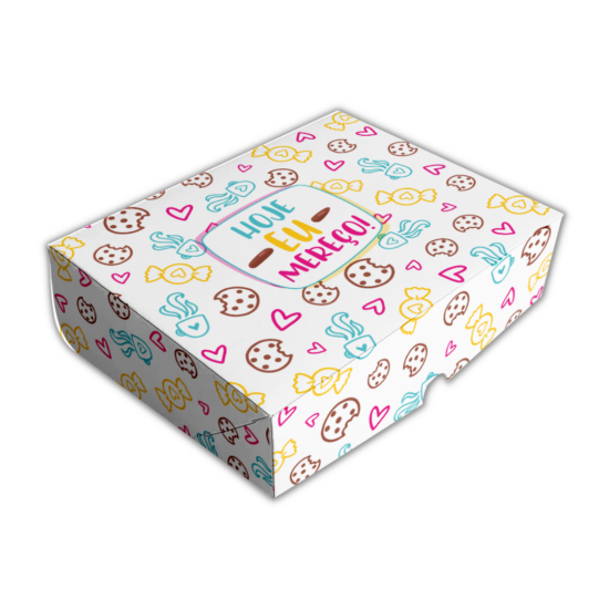 Caixa para 12 doces Hoje eu mereço! - 36 unidades