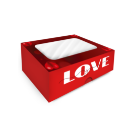 Caixa para 2 doces Love You - 24 unidades