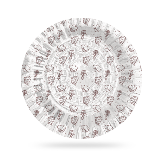 Prato Laminado 47 (47 cm) Estampado- 20 unidades