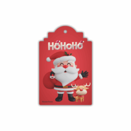 Tag Lembrança Papai Noel Fofinho - 120 unidades